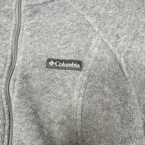 Columbia Benton Springs Women's Small Full Zip Hooded Fleece Jacket Heather Grey - Picture 9 of 13